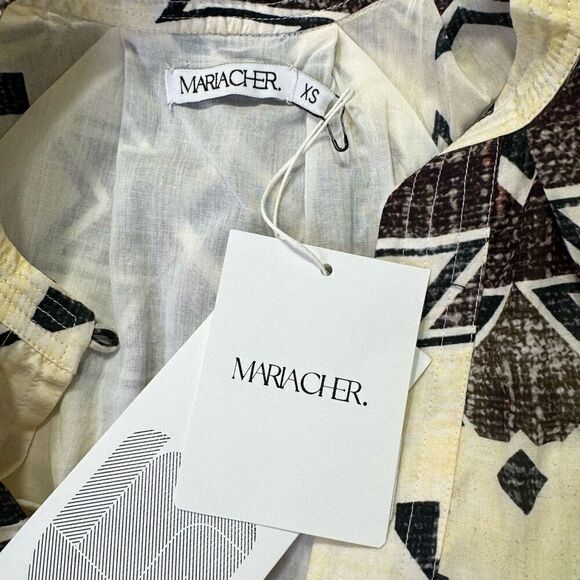 NWT Maria Cher Formosa Short Butterfly Sleeves Carol Short Dress Mix 1 Size XS - Picture 8 of 11